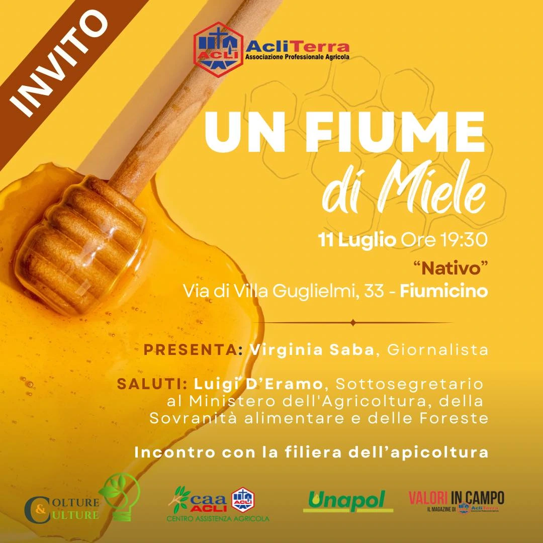 locandina evento un fiume di miele